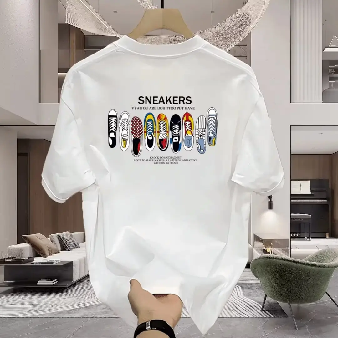 Men Shoes Under 100 - Classic Shoe Collection Design Tee 100%