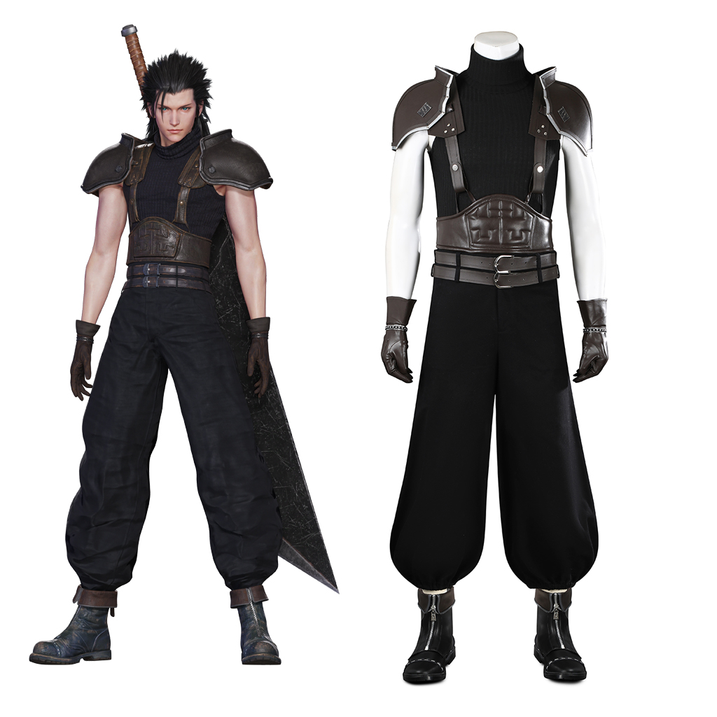 Men Shoes Europe To Us - Zack Fair Cosplay Costume FF7 Game