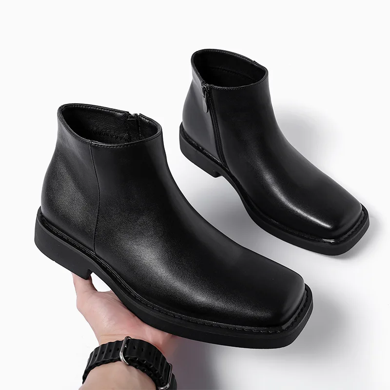 Men'S Shoes Qn - Black New Fashion Men Casual Leather