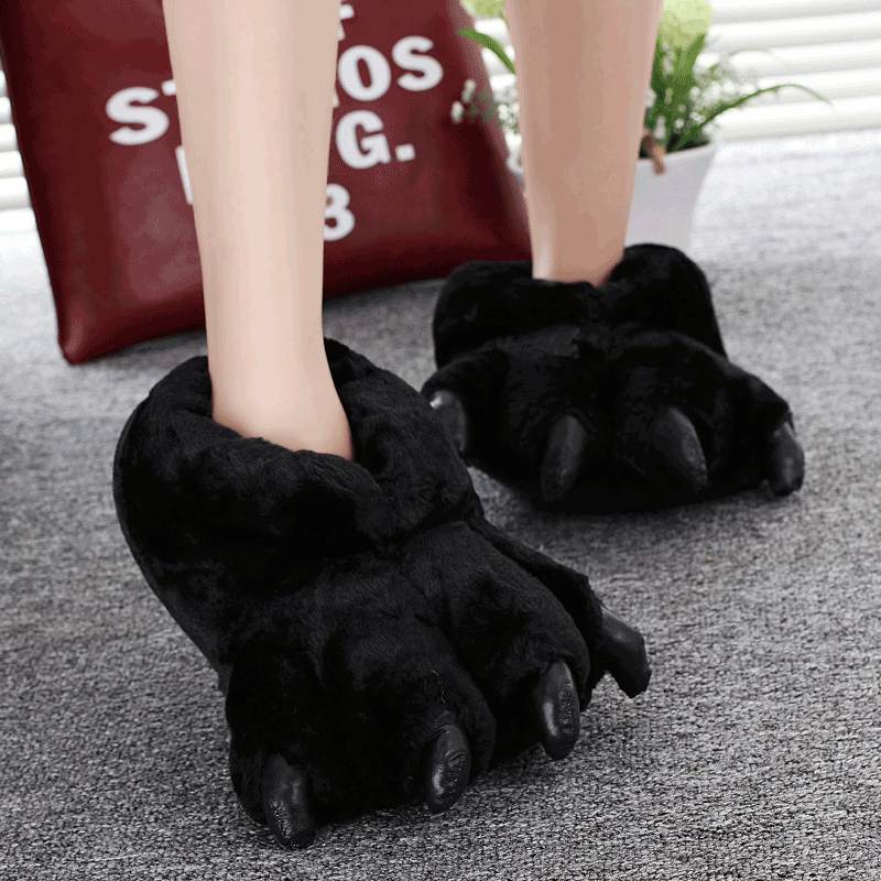Men Shoes Black - Size 35-43 Đen Động Vật Paw