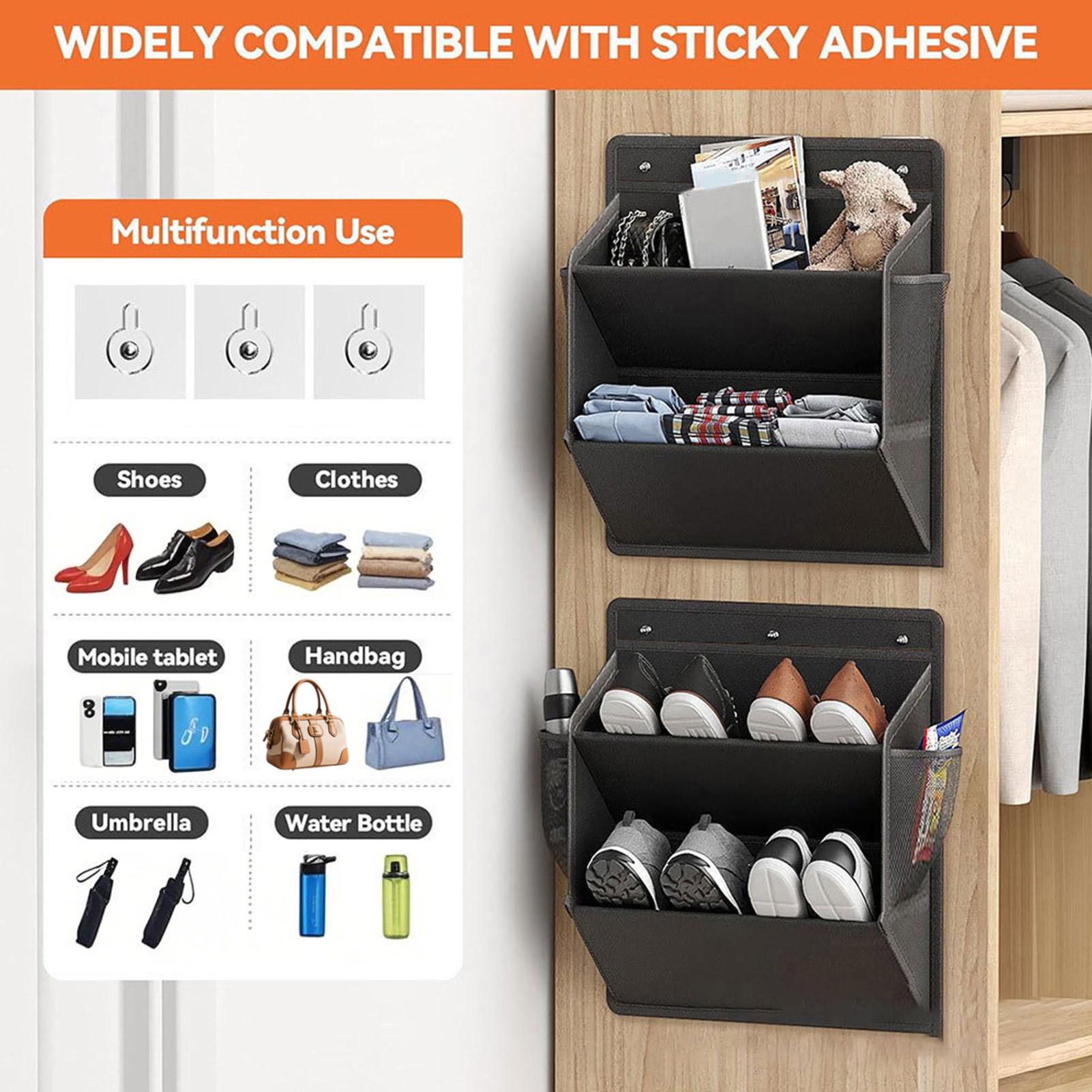 Men Shoes Rack - Wall-Mounted RV Shoe Rack Storage Organizer