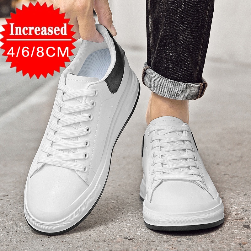 Canvas Sneaker High - New Luxury Men's Elevator Shoes Invisible