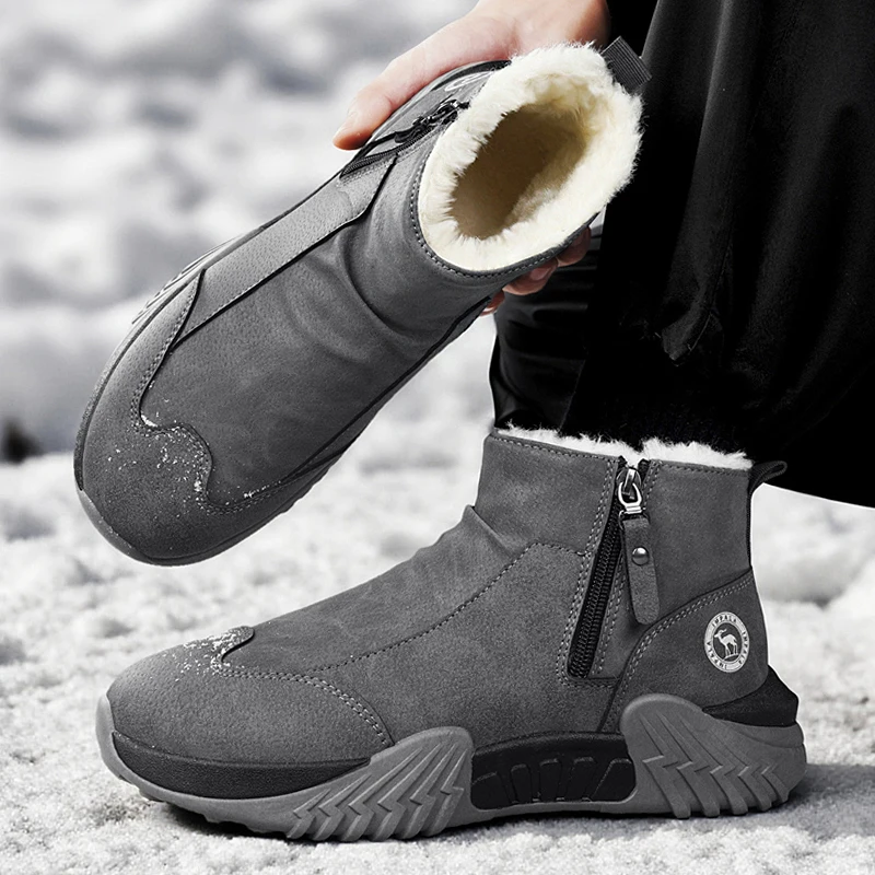 Canvas Sneaker High - Winter Snow Boots Non Slip Casual