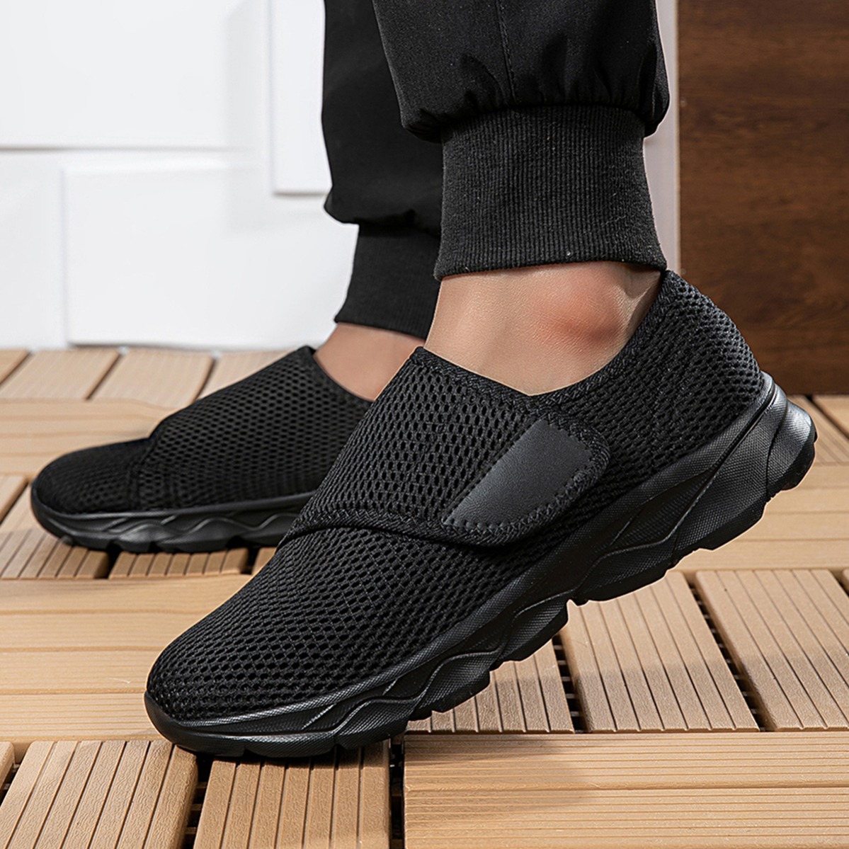 New Men Breathable Mesh Walkin - đánh giá và giá Men Shoes Velcro