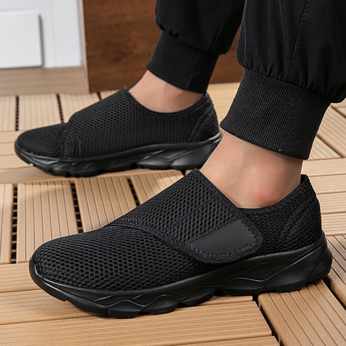 New Men Breathable Mesh Walkin - đánh giá và giá Men Shoes Velcro