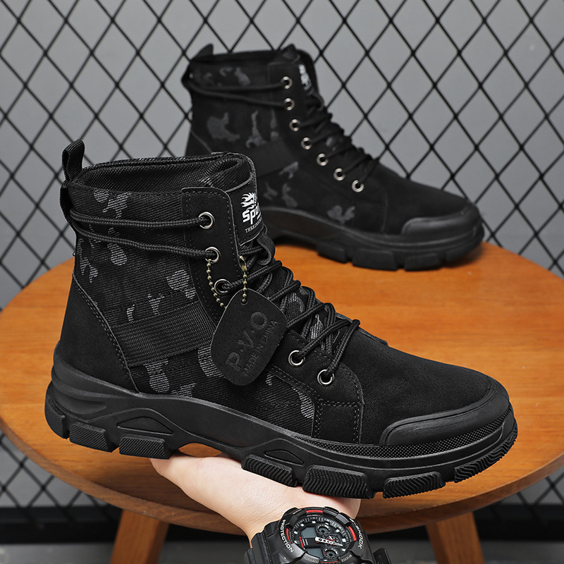 Men's Large Size High Top Work - đánh giá và giá Canvas Sneaker High