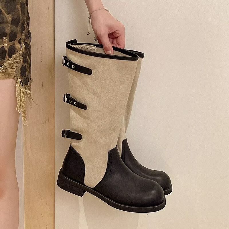 Vintage Spliced Block Heel Sho - đánh giá và giá Men Shoes H&M