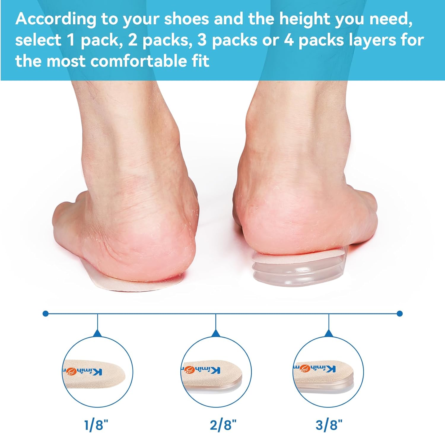 Sumifun 1Pair Gel Insole Silic - đánh giá và giá Men Shoes H&M