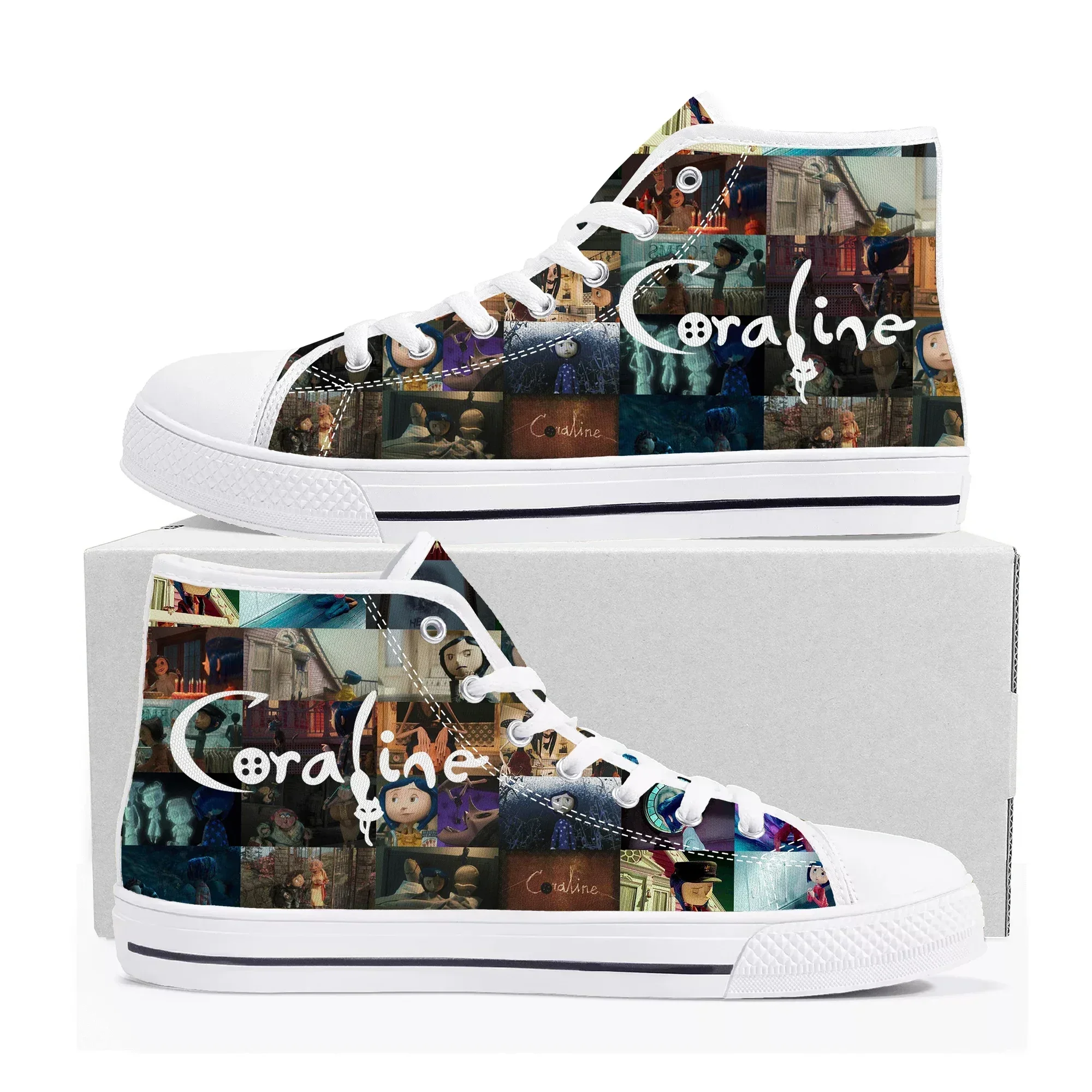 Coraline The Secret Door High  - đánh giá và giá Canvas Sneaker High