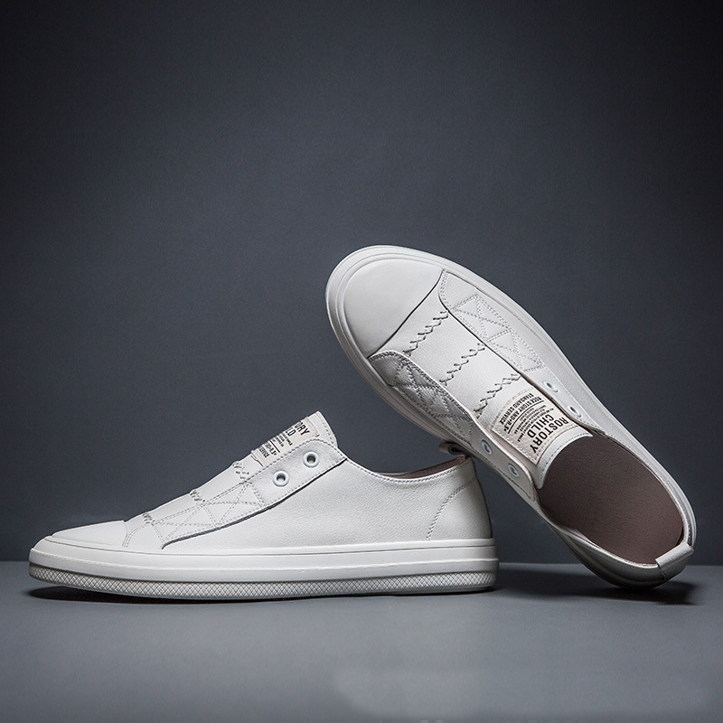 100% Genuine Leather Black Whi - đánh giá và giá Men Shoes Under 100