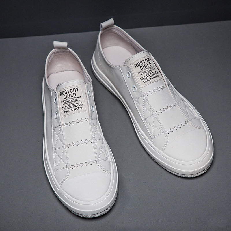 100% Genuine Leather Black Whi - đánh giá và giá Men Shoes Under 100