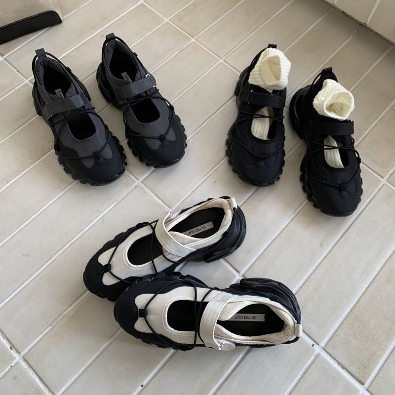 Sporty Chunky Platform Mary Ja - đánh giá và giá Men Shoes Velcro