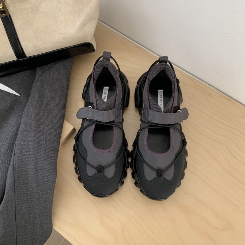 Sporty Chunky Platform Mary Ja - đánh giá và giá Men Shoes Velcro