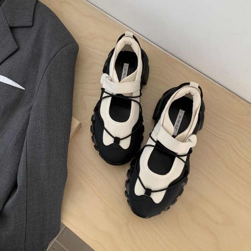 Sporty Chunky Platform Mary Ja - đánh giá và giá Men Shoes Velcro