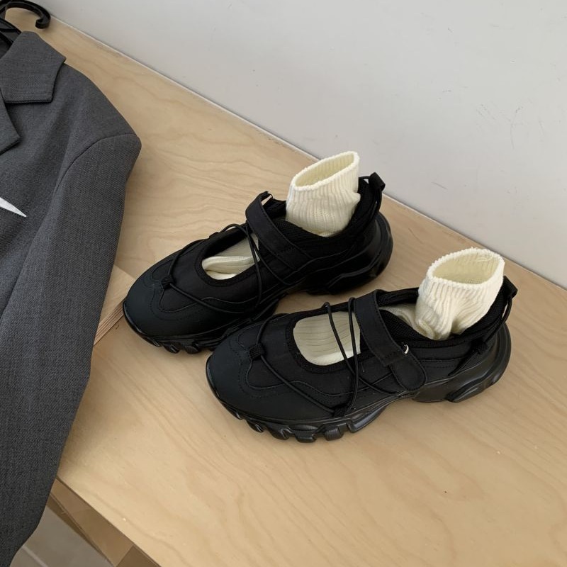 Sporty Chunky Platform Mary Ja - đánh giá và giá Men Shoes Velcro