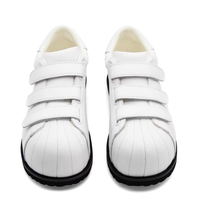 Full-leather Shell-toe Skate S - đánh giá và giá Men Shoes Velcro