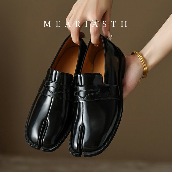black Tabi Shoes Split Toe Pat - đánh giá và giá Men'S Shoes Qn