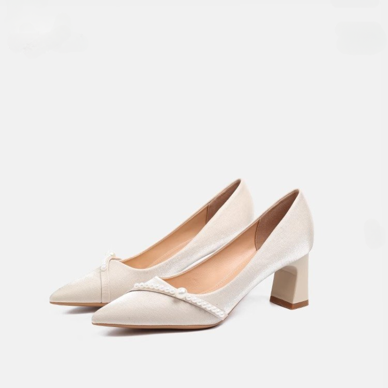 Elegant Pearl Embellished Poin - đánh giá và giá Men Shoes H&M