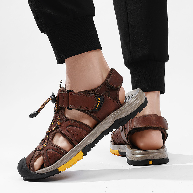 Large Size New Summer Men's To - đánh giá và giá Men Shoes Velcro