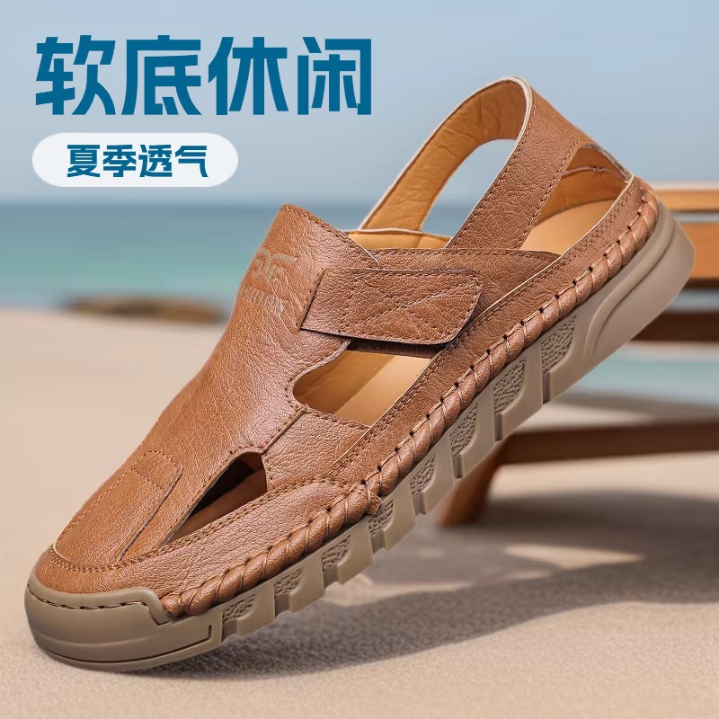 Hole shoes men's summer new ha - đánh giá và giá Men Shoes Velcro