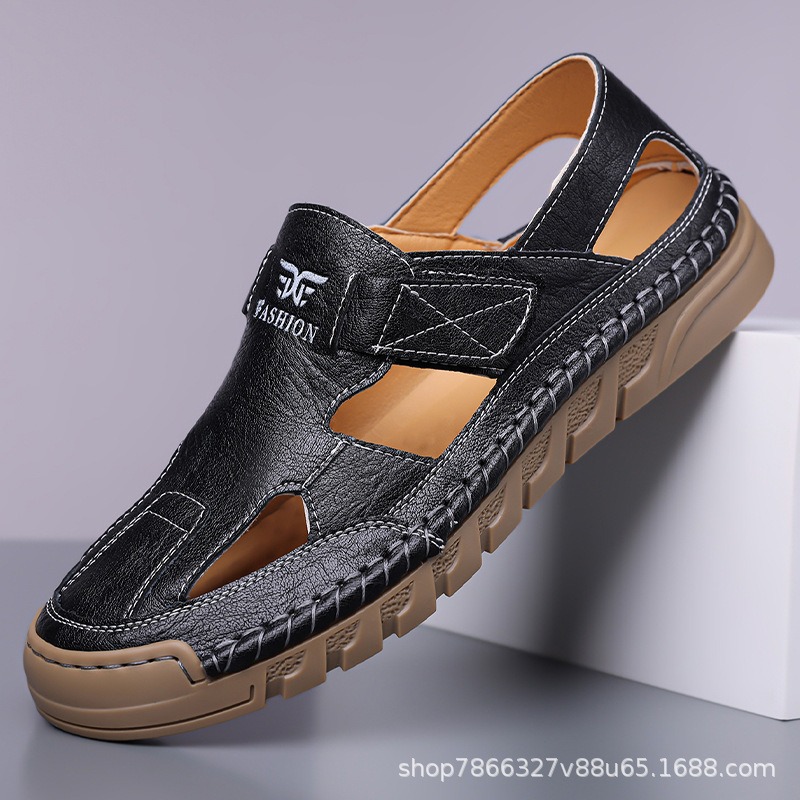 Hole shoes men's summer new ha - đánh giá và giá Men Shoes Velcro