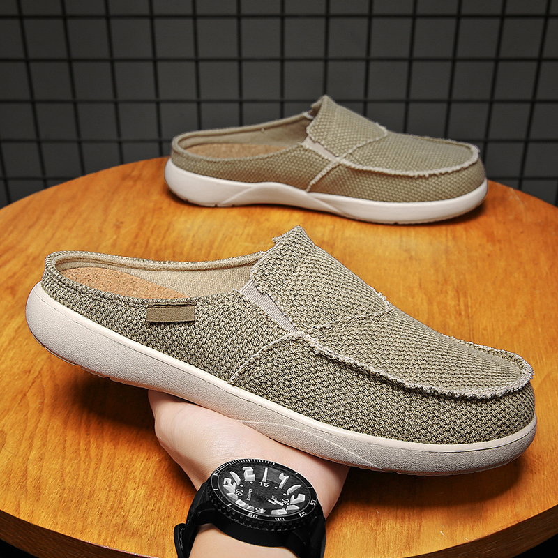 Canvas Slip on Half Shoes for  - đánh giá và giá Men Shoes Xxl