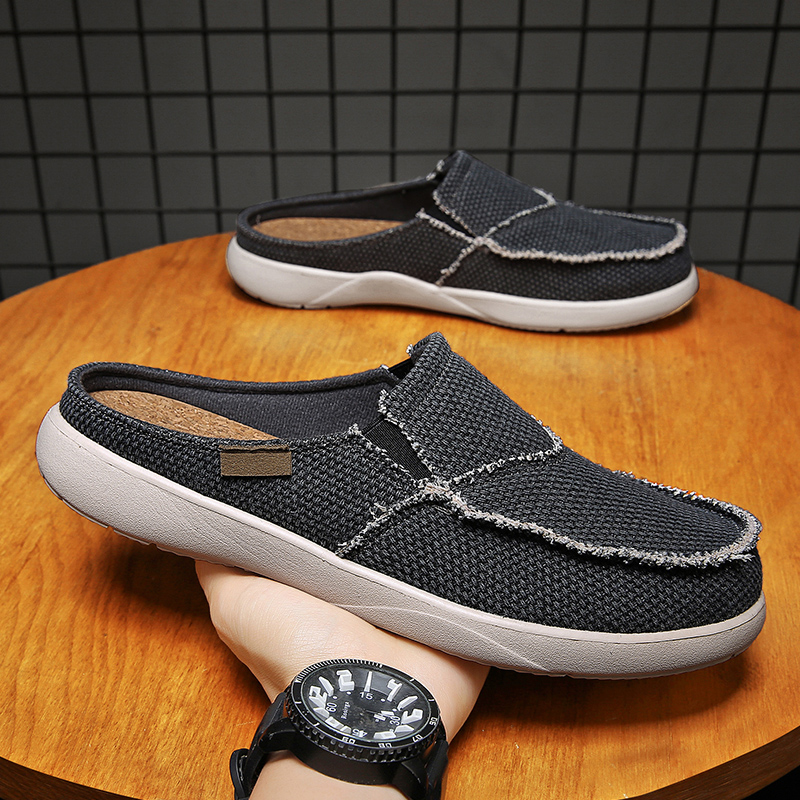 Canvas Slip on Half Shoes for  - đánh giá và giá Men Shoes Xxl