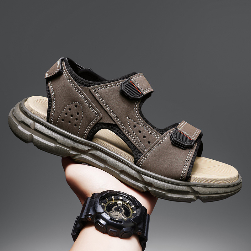 Men's summer outdoor sandals,  - đánh giá và giá Men Shoes Velcro